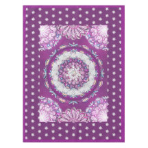 Cardinal red rosace & snowflake