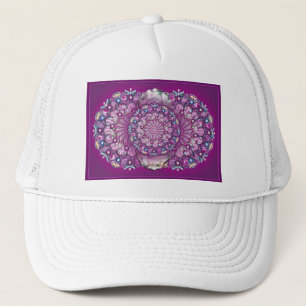 Cardinal red Rosace Trucker Hat