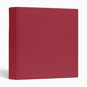 Cardinal Red Solid Colour Binder