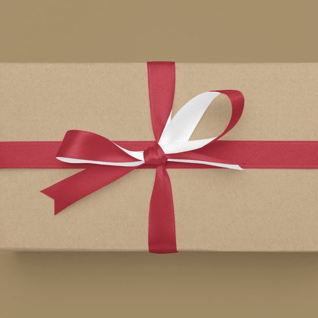 cardinal red solid colour satin ribbon (Creator Uploaded)