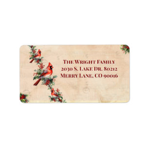 Cardinal Return Address Label