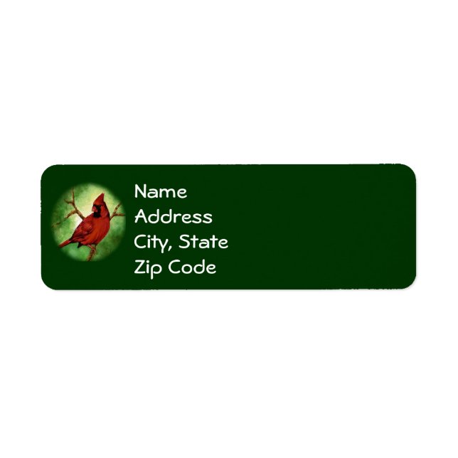 Cardinal Return Address Labels (Front)