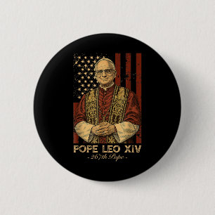 Cardinal Robert Francis Prevost Pope Leo Xiv Ameri 2 Inch Round Button