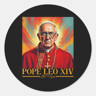 Cardinal Robert Prevost Shirt Pope Leo Xiv 1 Classic Round Sticker