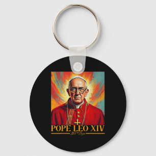 Cardinal Robert Prevost Shirt Pope Leo Xiv 1 Keychain