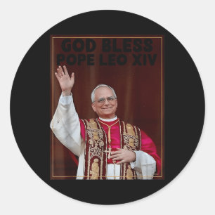 Cardinal Robert Prevost Shirt Pope Leo Xiv 3 Classic Round Sticker