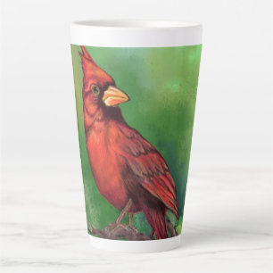 Cardinal Rouge du Nord, Latte Mug