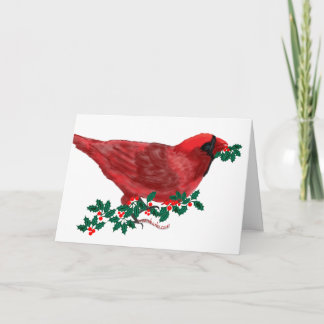 Cardinal Season's Greetings Holiday Card