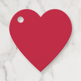 Cardinal (solid colour) favour tags
