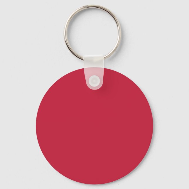 Cardinal (solid colour)  keychain (Front)