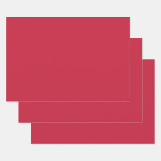 Cardinal (solid colour) wrapping paper sheet