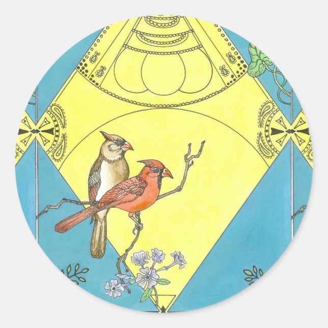 Cardinal Sticker sheet (Front)