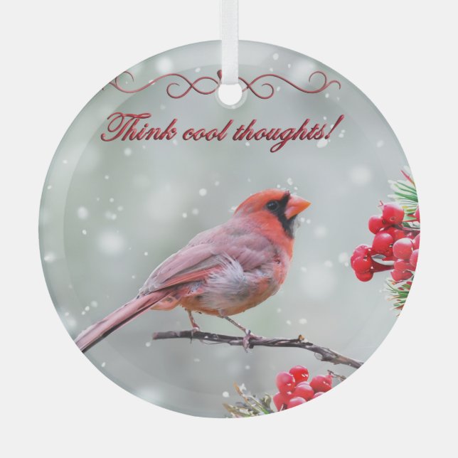 Cardinal Tree Ornament (Front)