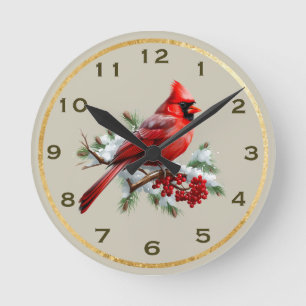 Cardinal Wall Clock