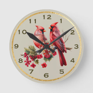Cardinal Wall Clock