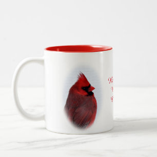 Cardinals Beverage Mug- Personalize Two-Tone Coffee Mug
