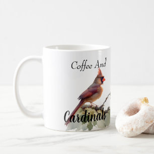 Cardinals Bird Watching Personalize Coffee Mug
