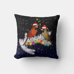 Cardinals Christmas Pillow
