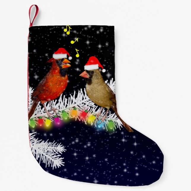 Cardinals Christmas Stocking (Front)