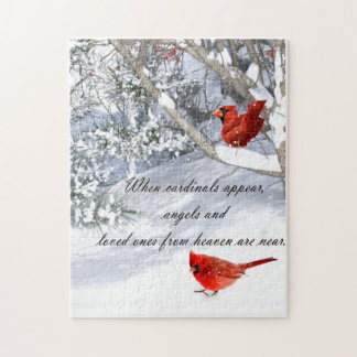 cardinals from heaven jigsaw puzzle