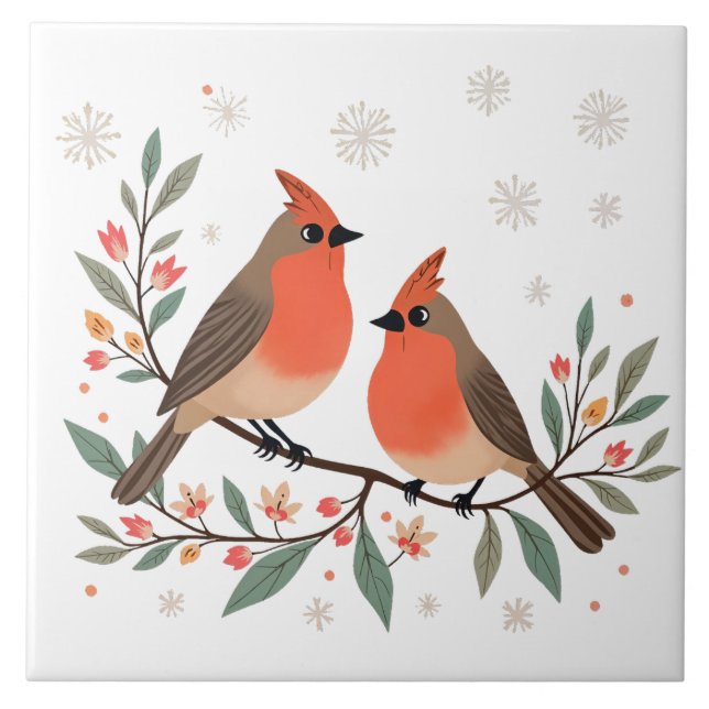 Cardinals illustration tile (Front)