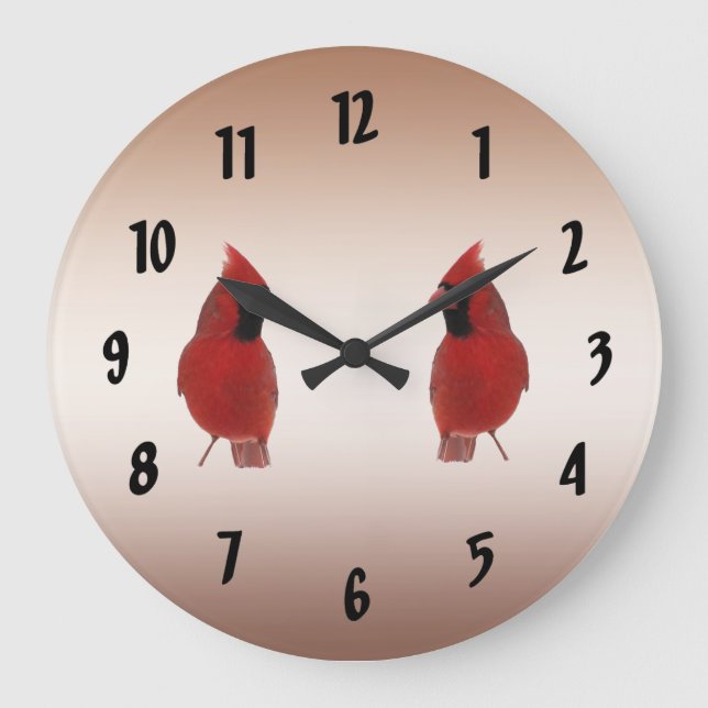 Cardinals Large Clock (Front)
