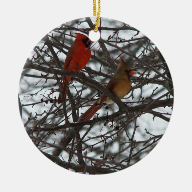 Cardinals Ornament (Front)