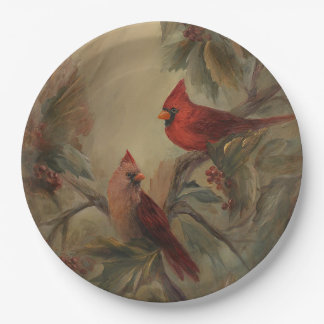 Cardinals Paper Plate