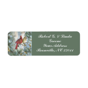CARDINALS--RETURN ADDRESS LABELS