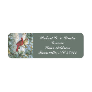 CARDINALS--RETURN ADDRESS LABELS