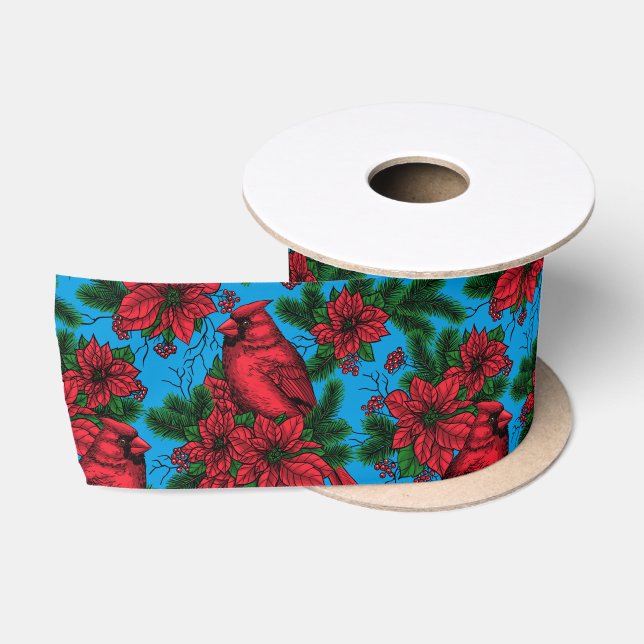 Cardinals Satin Ribbon (Spool)