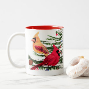 Cardinaux de Noël Mug par JML