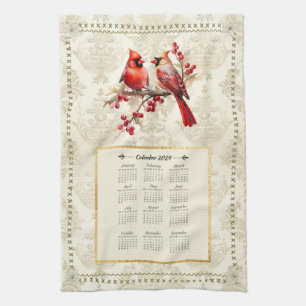Cardinaux de serviettes 2024 Calendrier