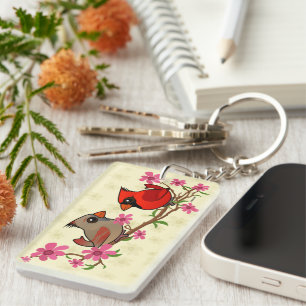 Cardinaux du Nord sur la Branche de Blossom