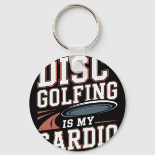 Cardio Disc Golf Keychain