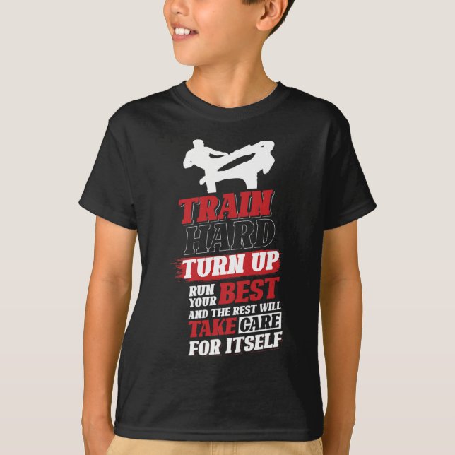 Cardio Kickboxing Design For Kickboxer  T-Shirt (Front)