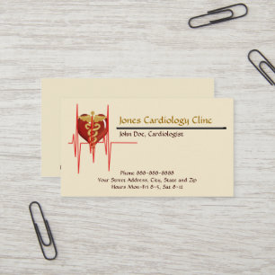Cardiologist  Business Card