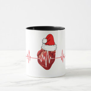 cardiologist heart doctor cardiology Christmas  Mug