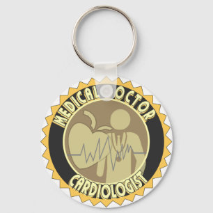 CARDIOLOGIST LOGO - HEART DOCTOR KEYCHAIN