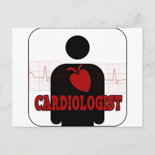 CARDIOLOGIST LOGO POSTCARD
