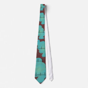 Cardiologist Men's Tie, QRS Design Tie