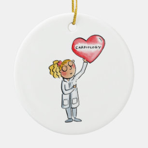 Cardiology Ceramic Ornament