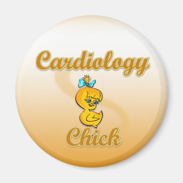 Cardiology Chick Magnet (Front)