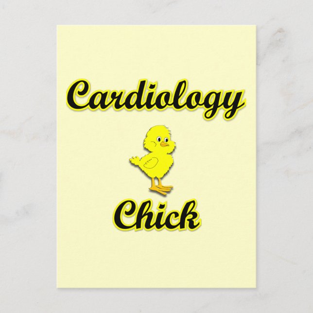Cardiology Chick Postcard (Front)