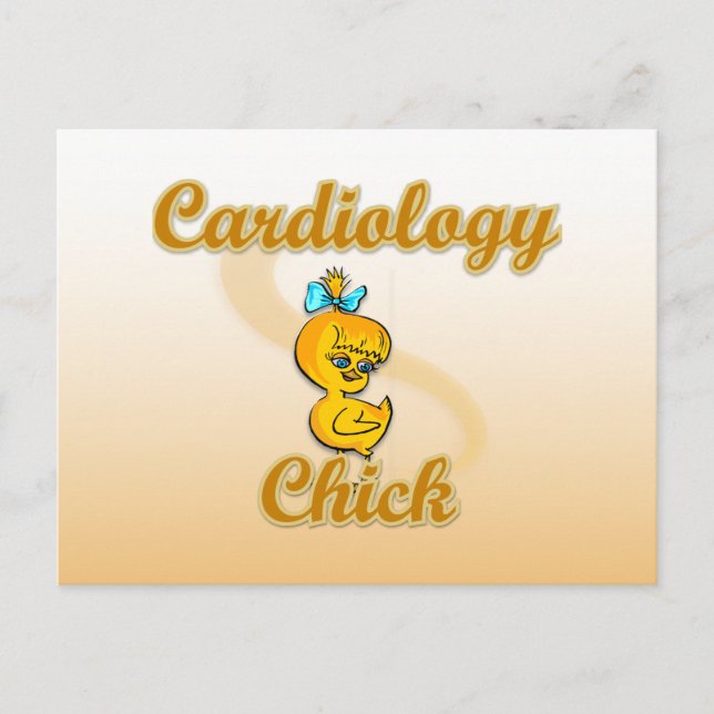 Cardiology Chick Postcard (Front)