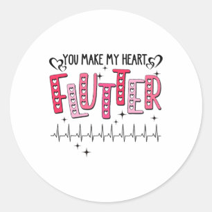 Cardiology Cvicu Cardiac Nurse Cardiovascular Nurs Classic Round Sticker