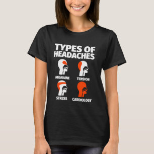 Cardiology Funny Sayings Headache Meme T-Shirt