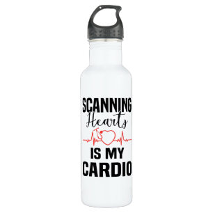 Cardiology Heart Surgery Heartbeat Cardiologist 710 Ml Water Bottle