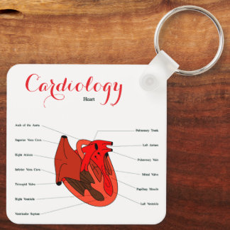 "Cardiology Key Ring" Keychain