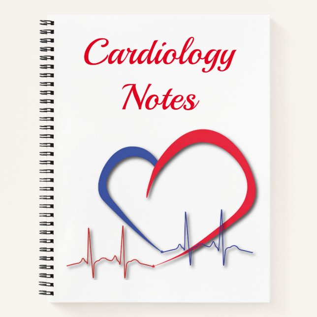 Cardiology Note Pad Notebook (Front)